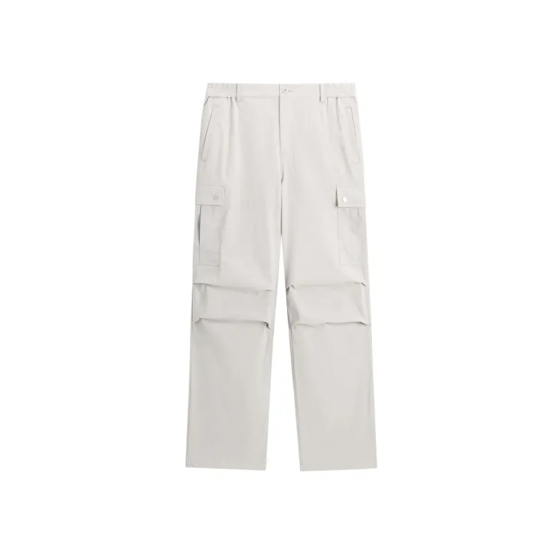 Men's Pleated Utility Parachute Pants sold by PEACEBIRD