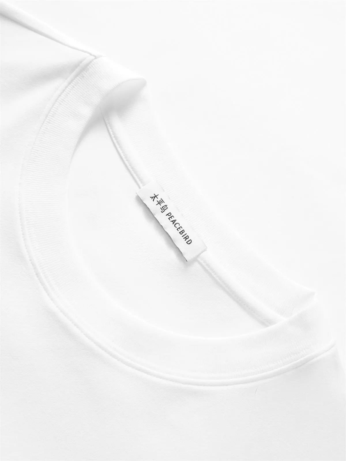 Men's Printed T-Shirt with Embroidery sold by PEACEBIRD product image thumbnail 4