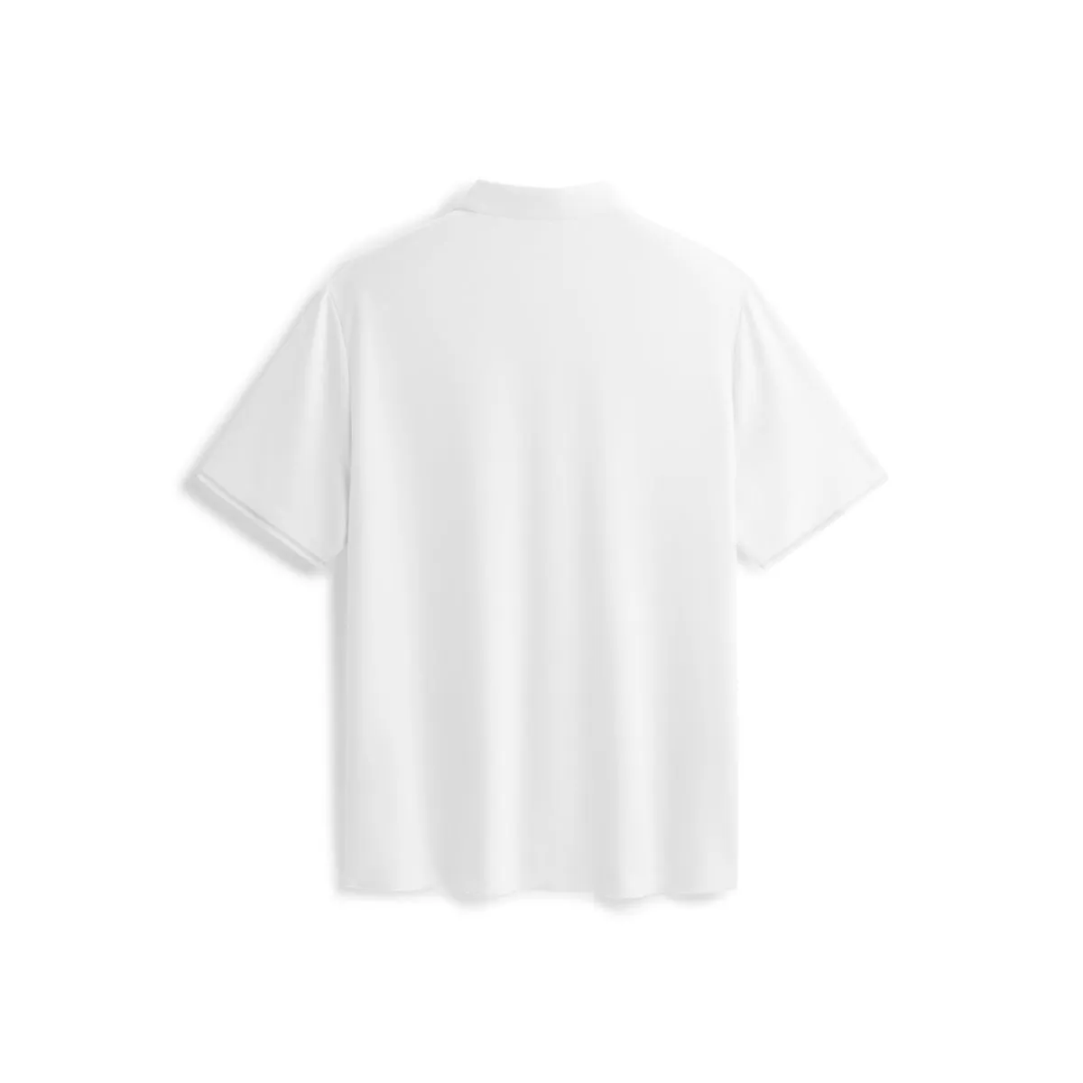 Men's Solid Embroidered Polo Shirt sold by PEACEBIRD product image thumbnail 2