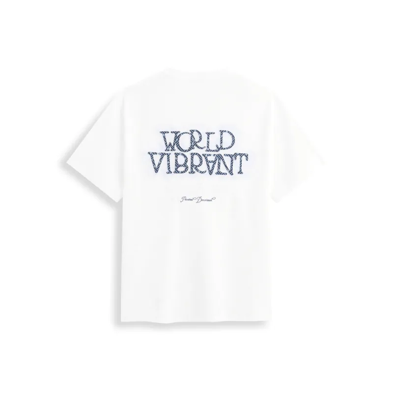 Men's Textured T-Shirt with Letter Embroidery sold by PEACEBIRD