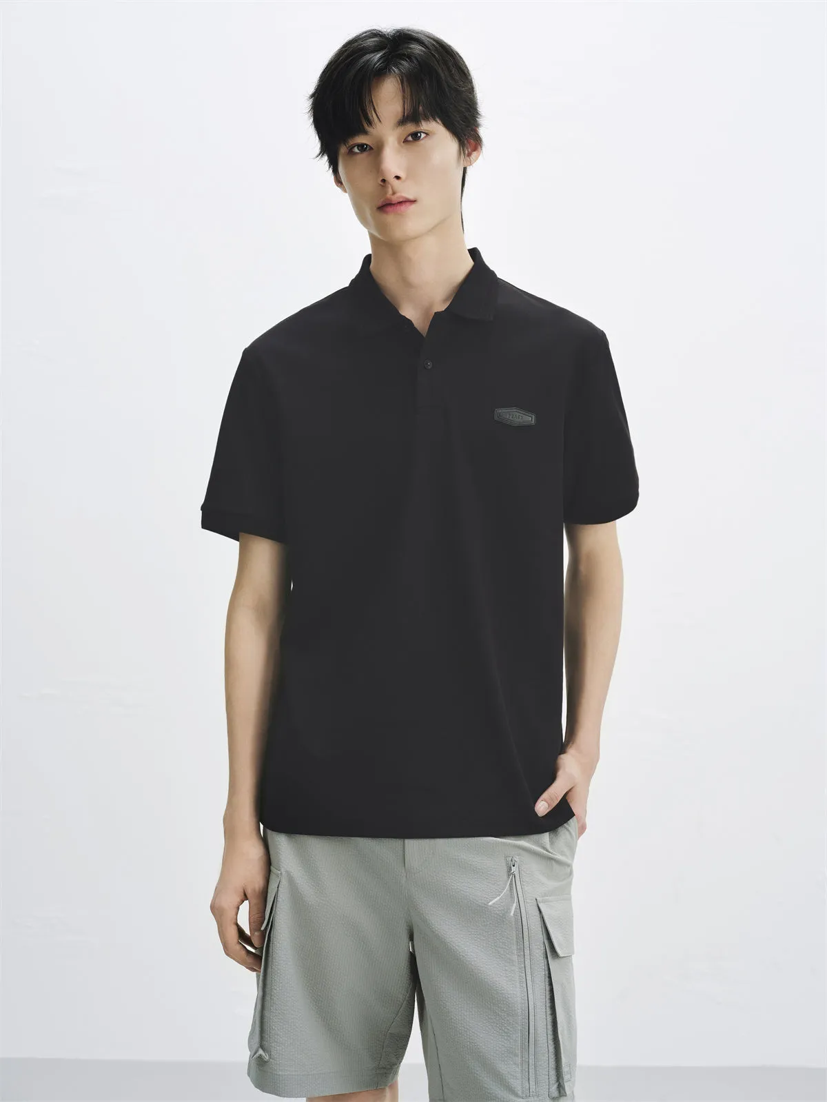 Men's Cooling Embroidered Polo Shirt sold by PEACEBIRD product image thumbnail 2