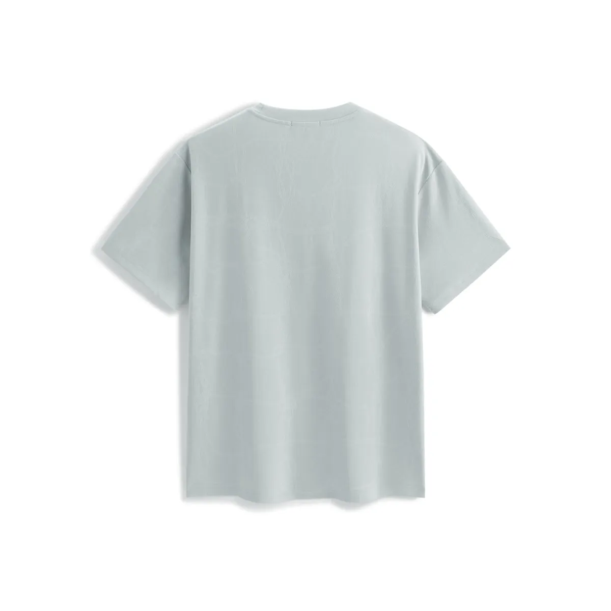 Men's Solid T-Shirt with Subtle Jacquard Pattern sold by PEACEBIRD product image thumbnail 2