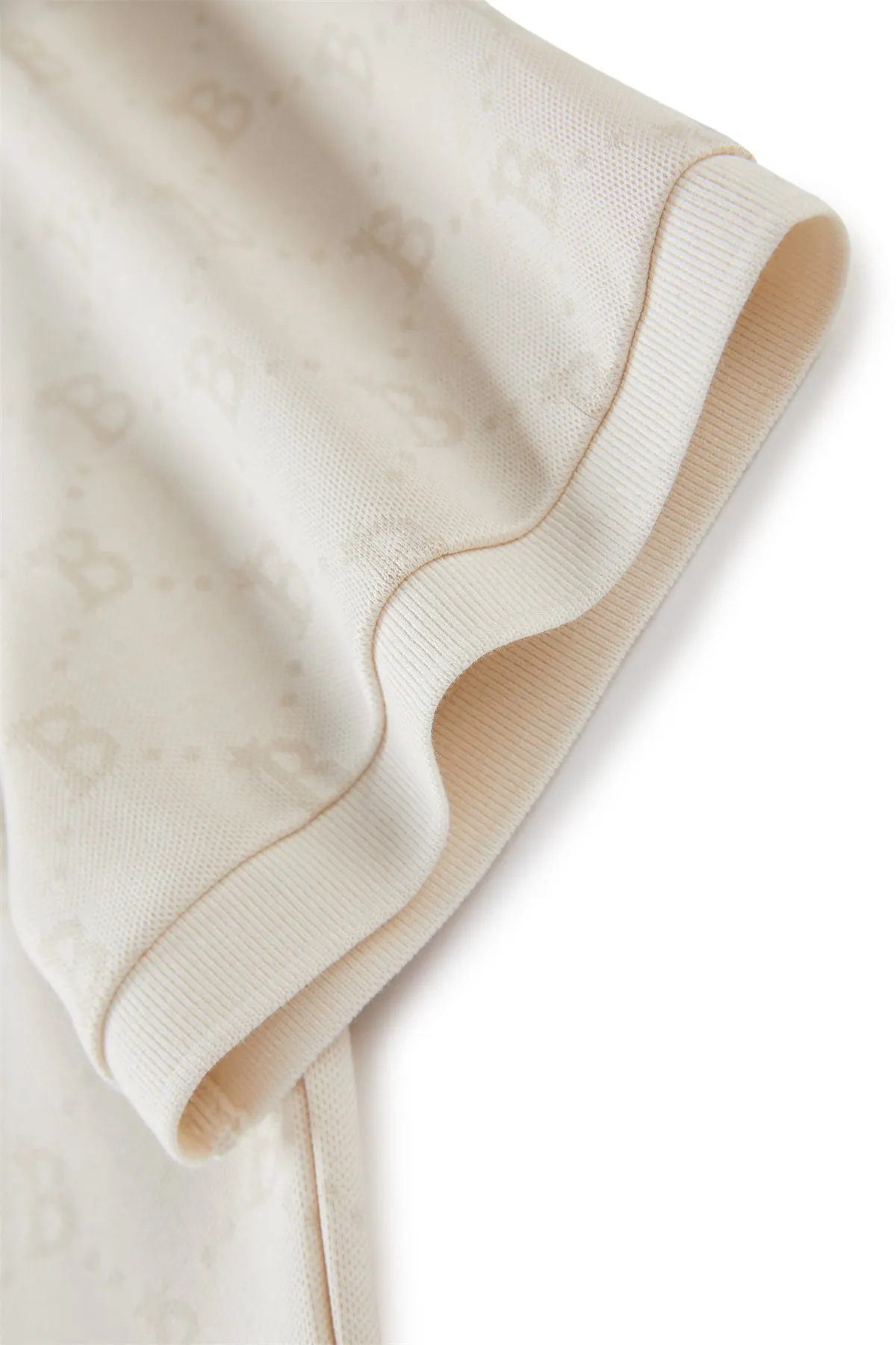 Men's Jacquard Letter Polo Shirt sold by PEACEBIRD product image thumbnail 5