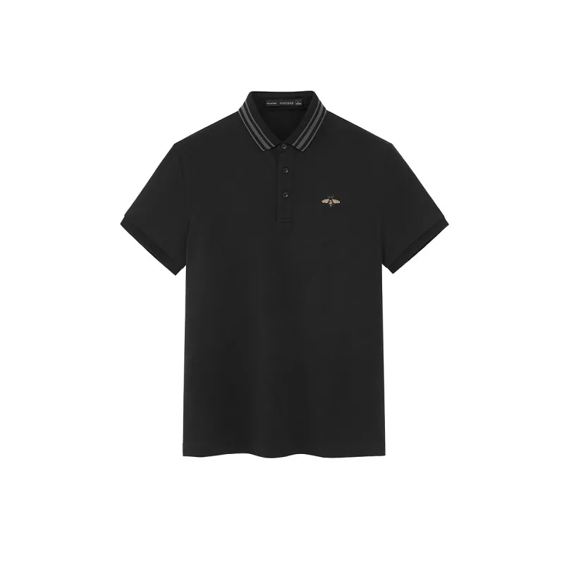 Men's Cooling Embroidered Business Polo Shirt sold by PEACEBIRD