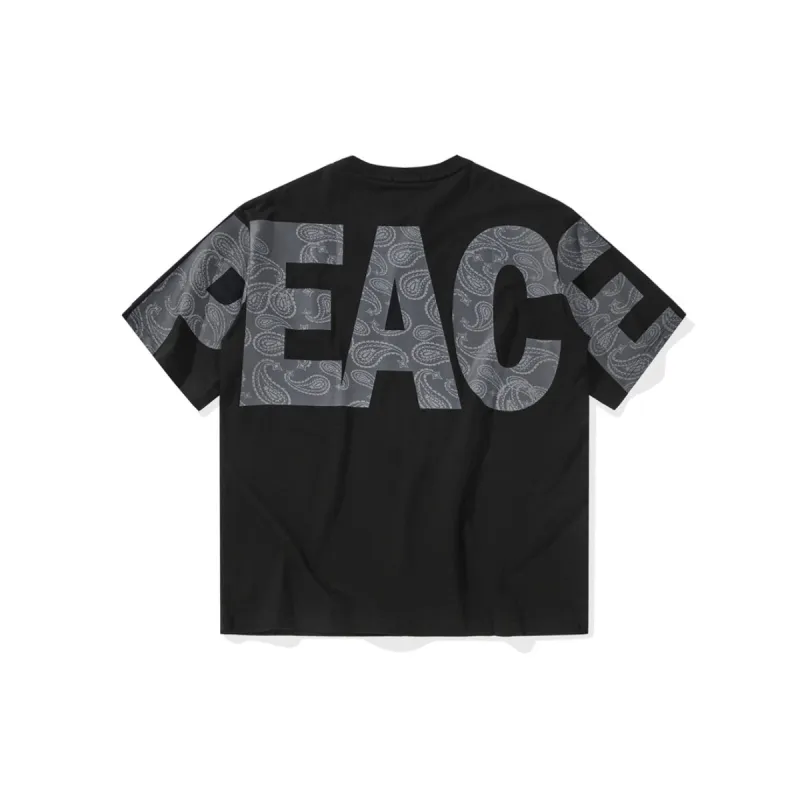 Men's Oversized Letter Graphic T-Shirt sold by PEACEBIRD