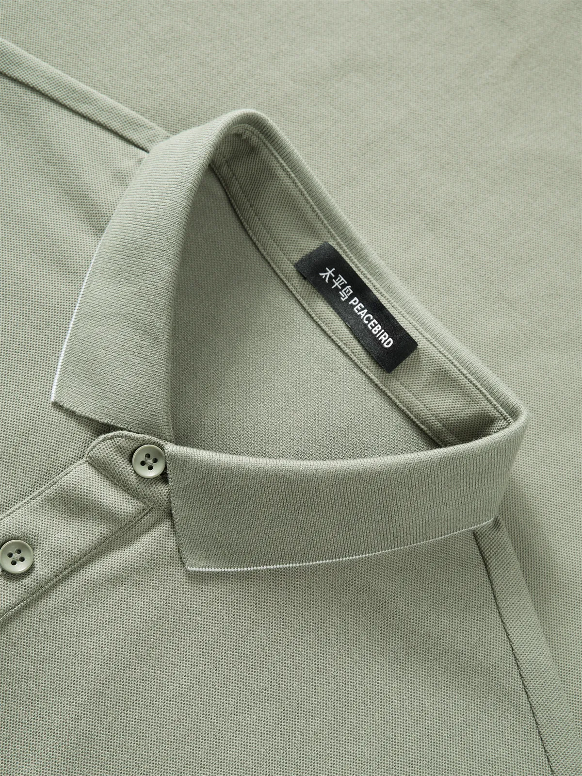 Men's Cartoon Embroidered Polo Shirt sold by PEACEBIRD product image thumbnail 5