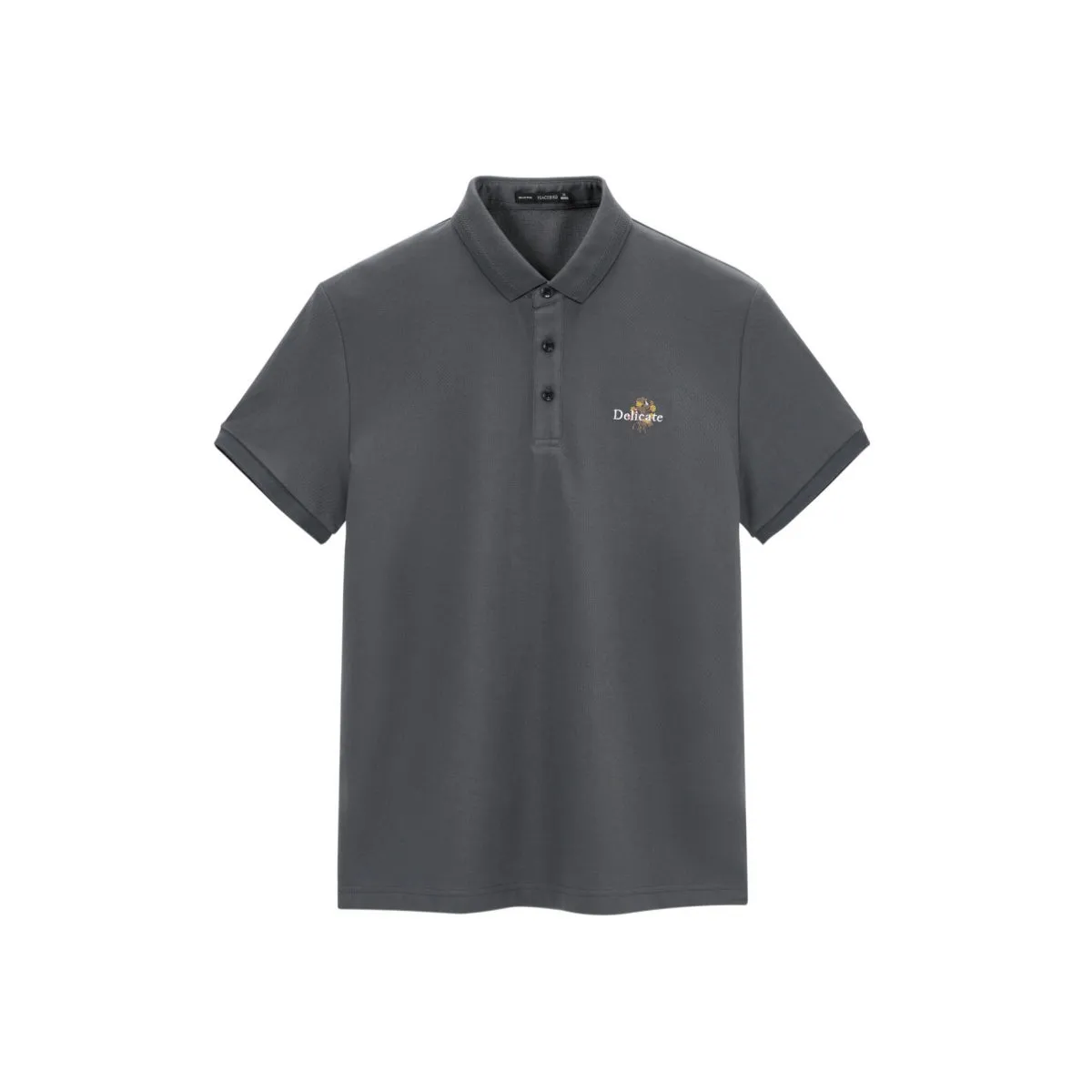 Men's Graphic Embroidered Polo Shirt sold by PEACEBIRD