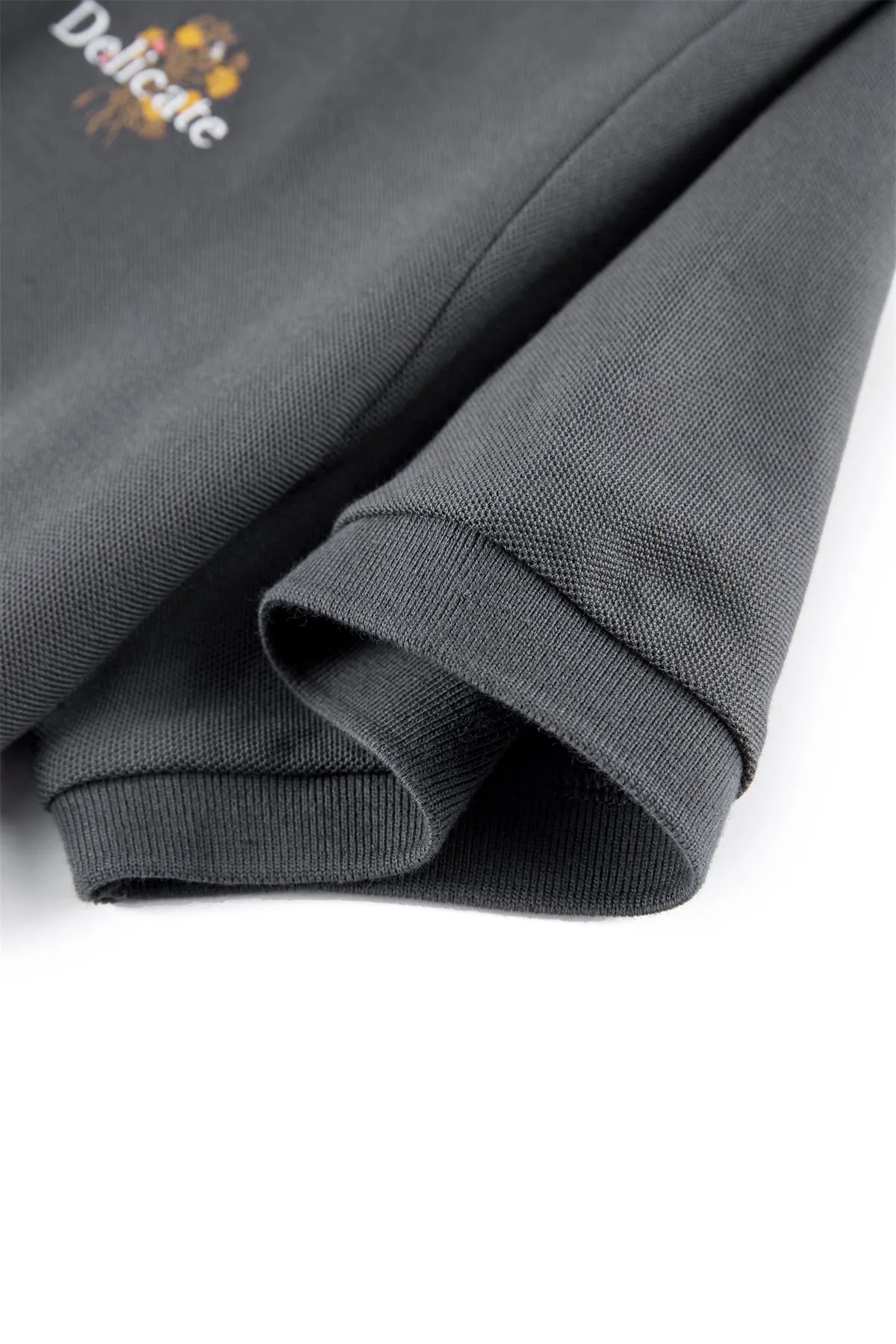 Men's Graphic Embroidered Polo Shirt sold by PEACEBIRD product image thumbnail 5