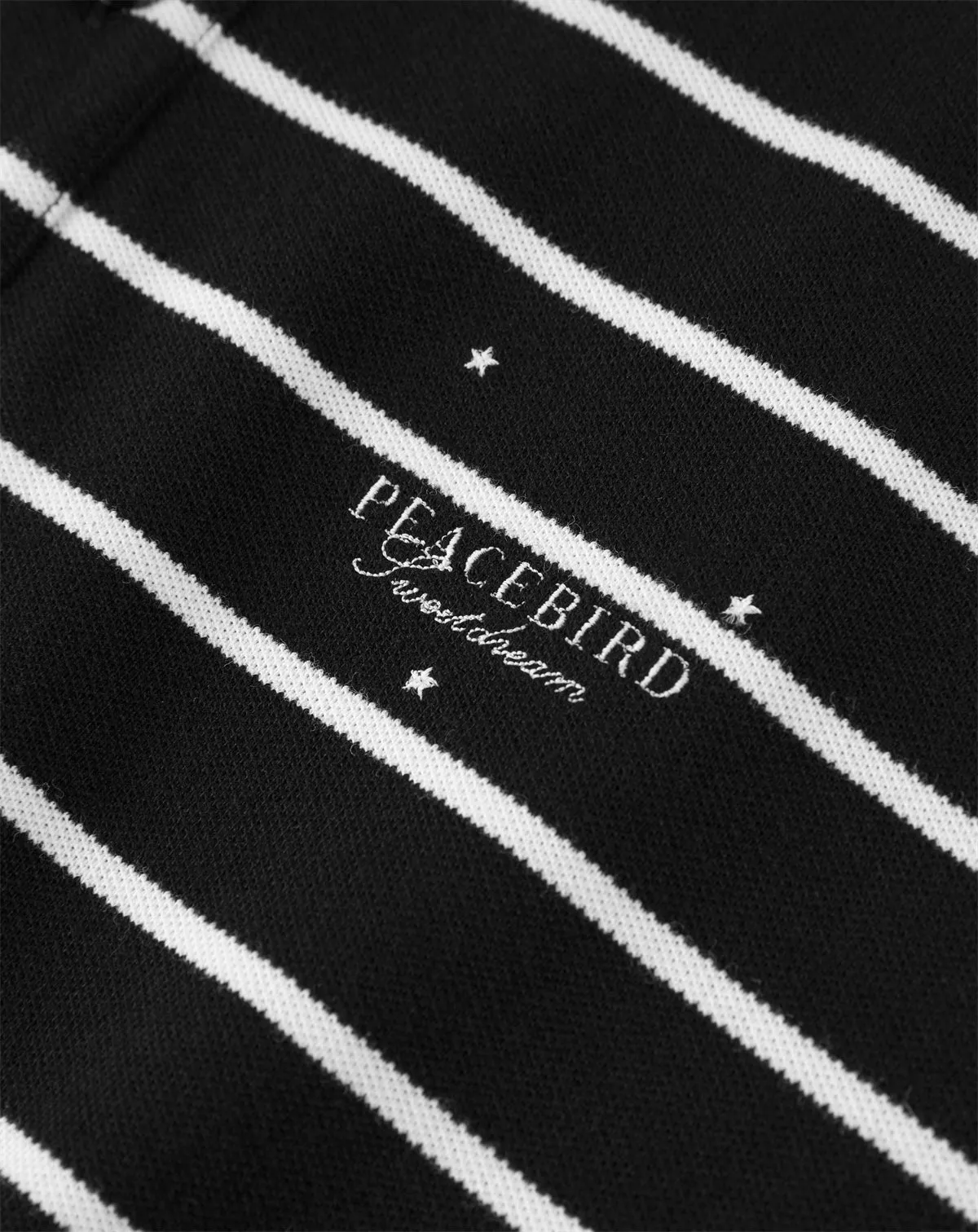 Men's Striped Jacquard Polo Shirt sold by PEACEBIRD product image thumbnail 5