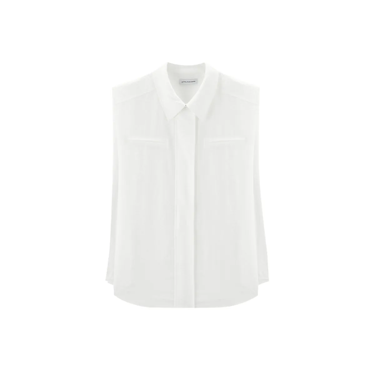 Women's Sleeveless Acetate Shirt sold by PEACEBIRD