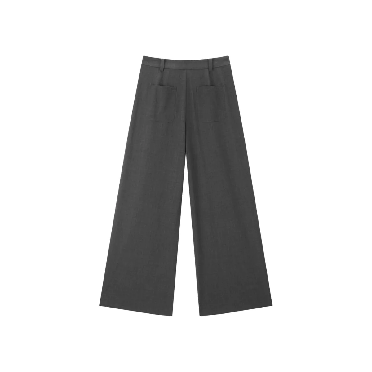 Women's Asymmetrical Wide-Leg Suit Pants sold by PEACEBIRD product image thumbnail 3
