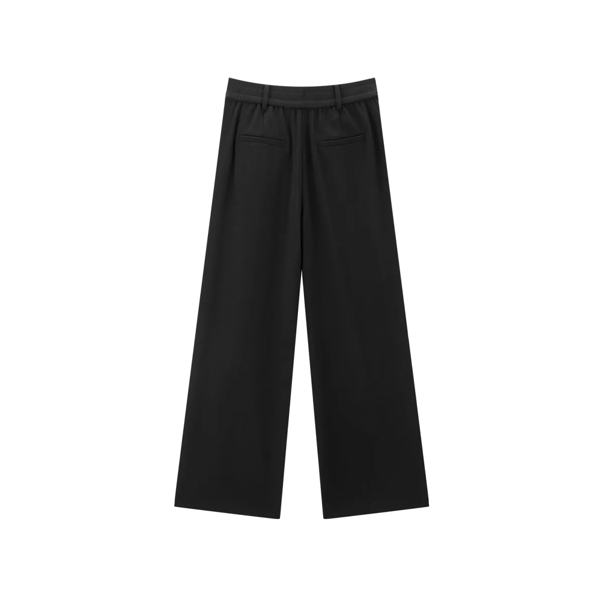 Women's Solid Oversized Wide-Leg Suit Pants sold by PEACEBIRD product image thumbnail 3