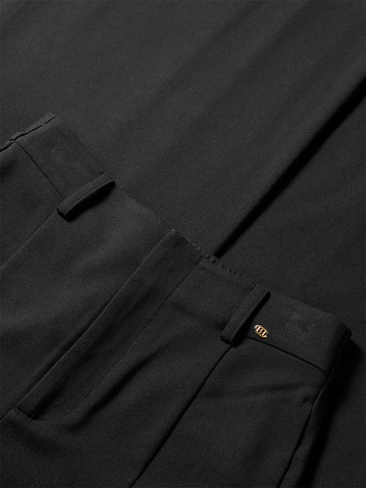 Women's Solid Oversized Wide-Leg Suit Pants sold by PEACEBIRD product image thumbnail 5