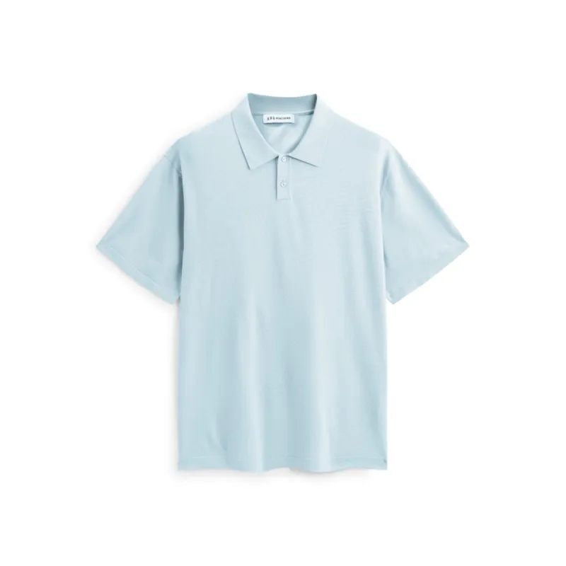 Men's Solid Knit Polo Shirt sold by PEACEBIRD