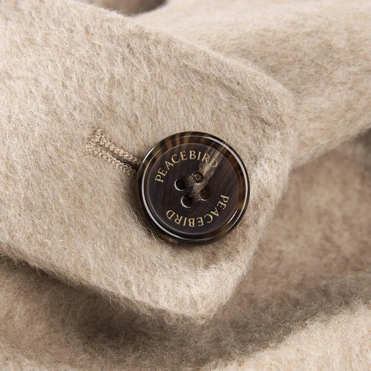 *US Final Sale* Women's Hoodie Neckline Wool Coat sold by PEACEBIRD product image thumbnail 4