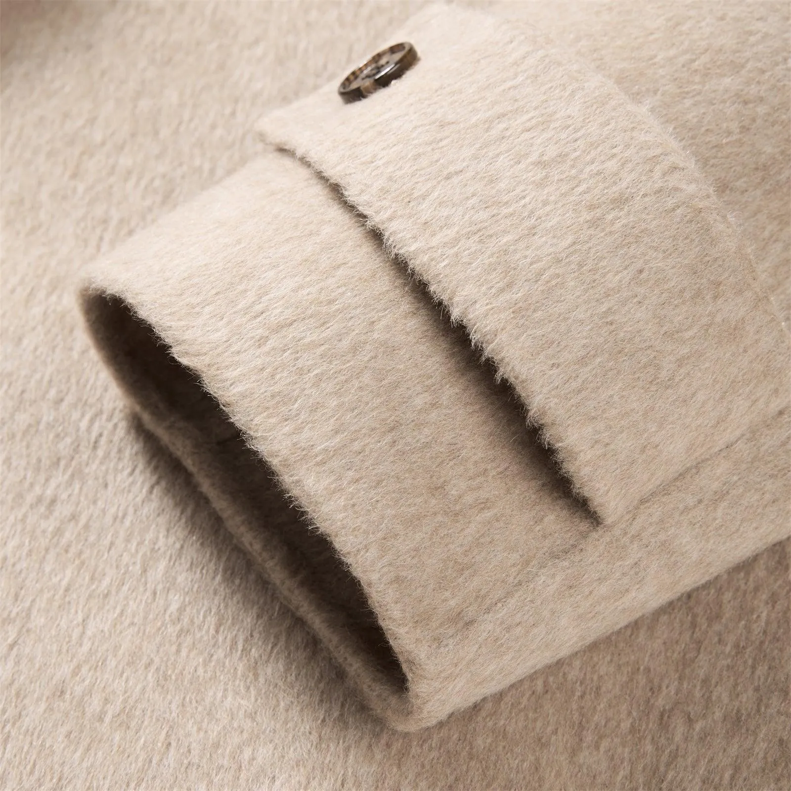 *US Final Sale* Women's Hoodie Neckline Wool Coat sold by PEACEBIRD product image thumbnail 5