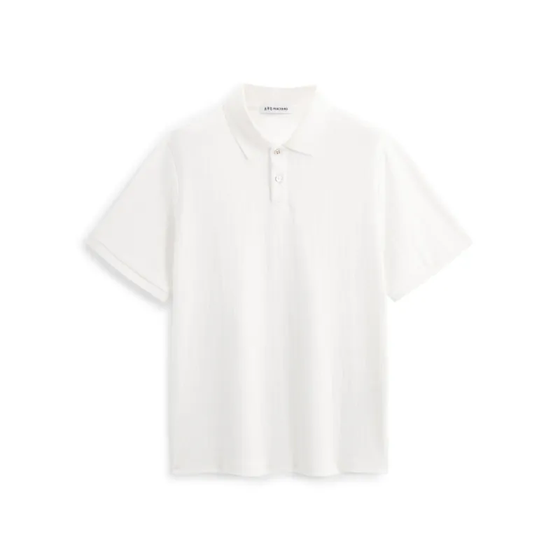 Men's 3D Jacquard Polo Shirt sold by PEACEBIRD