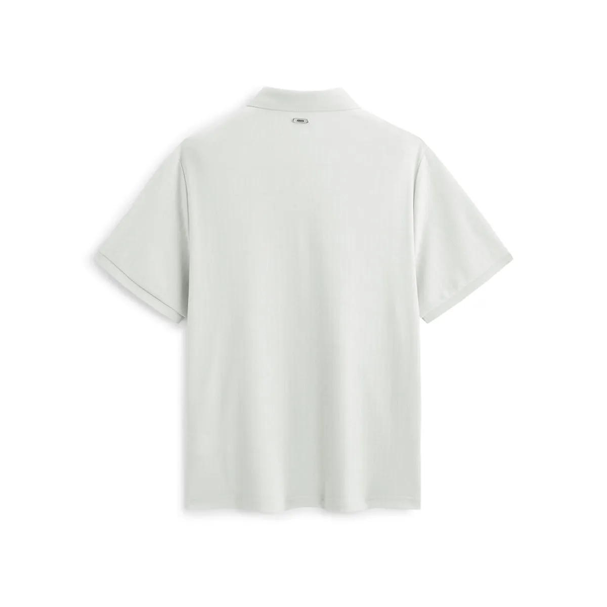 Men's Allover Letter Jacquard Polo Shirt sold by PEACEBIRD product image thumbnail 3