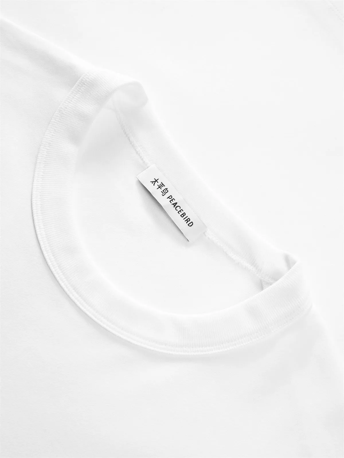 Men's Stretch T-Shirt with Unicorn Embroidery sold by PEACEBIRD product image thumbnail 3