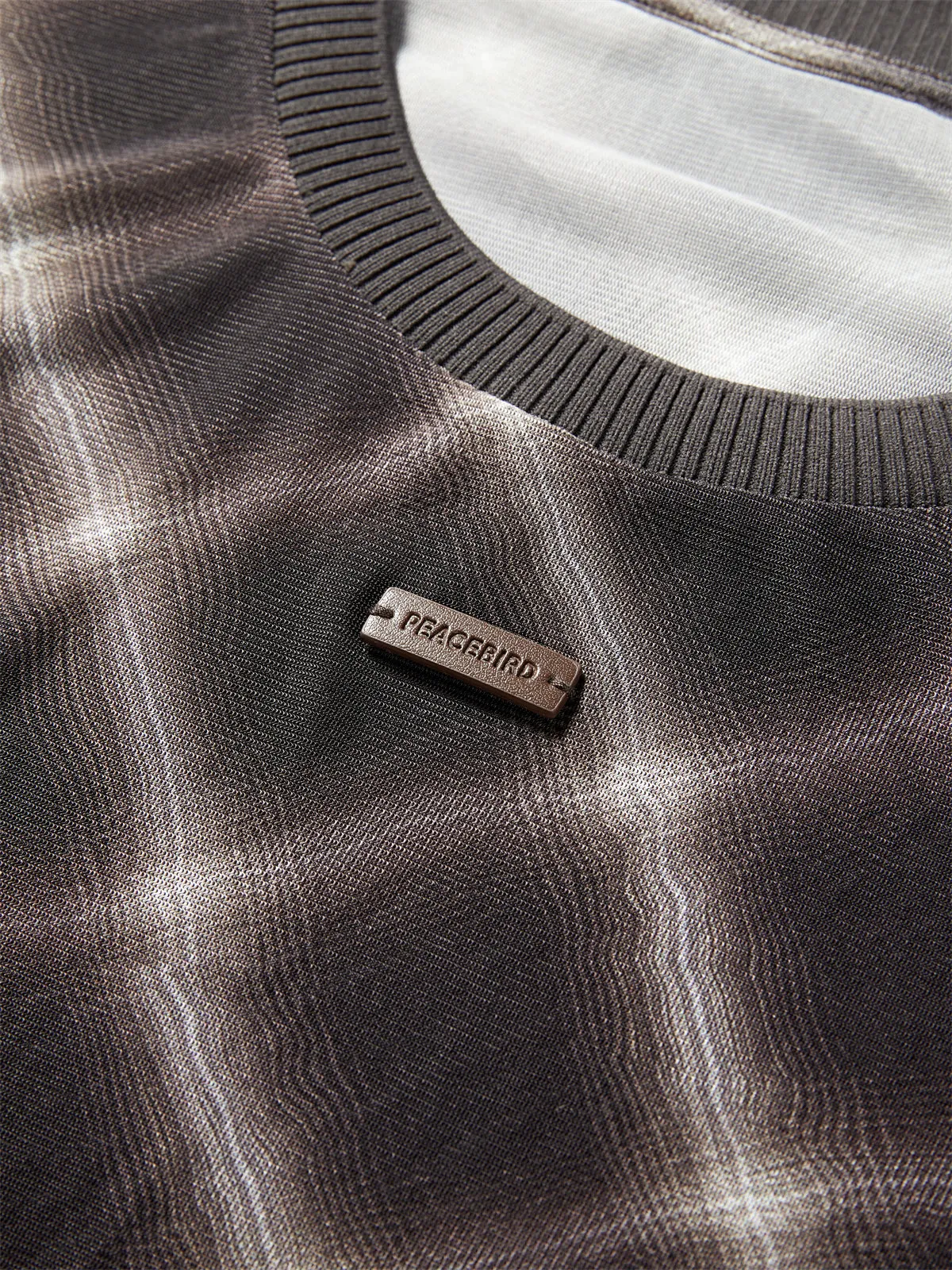 Women's Slim-Fit Lightweight Check Top sold by PEACEBIRD product image thumbnail 5