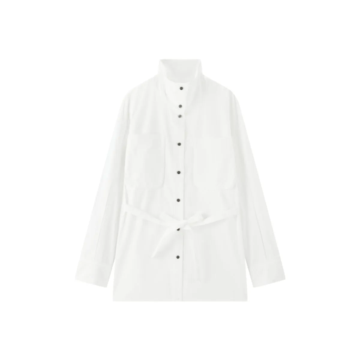 Women's Trench-Style Oversized Shirt sold by PEACEBIRD