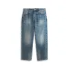 Men's Gradient Whiskered Straight-Leg Jeans sold by PEACEBIRD