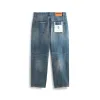 Men's Gradient Whiskered Straight-Leg Jeans sold by PEACEBIRD