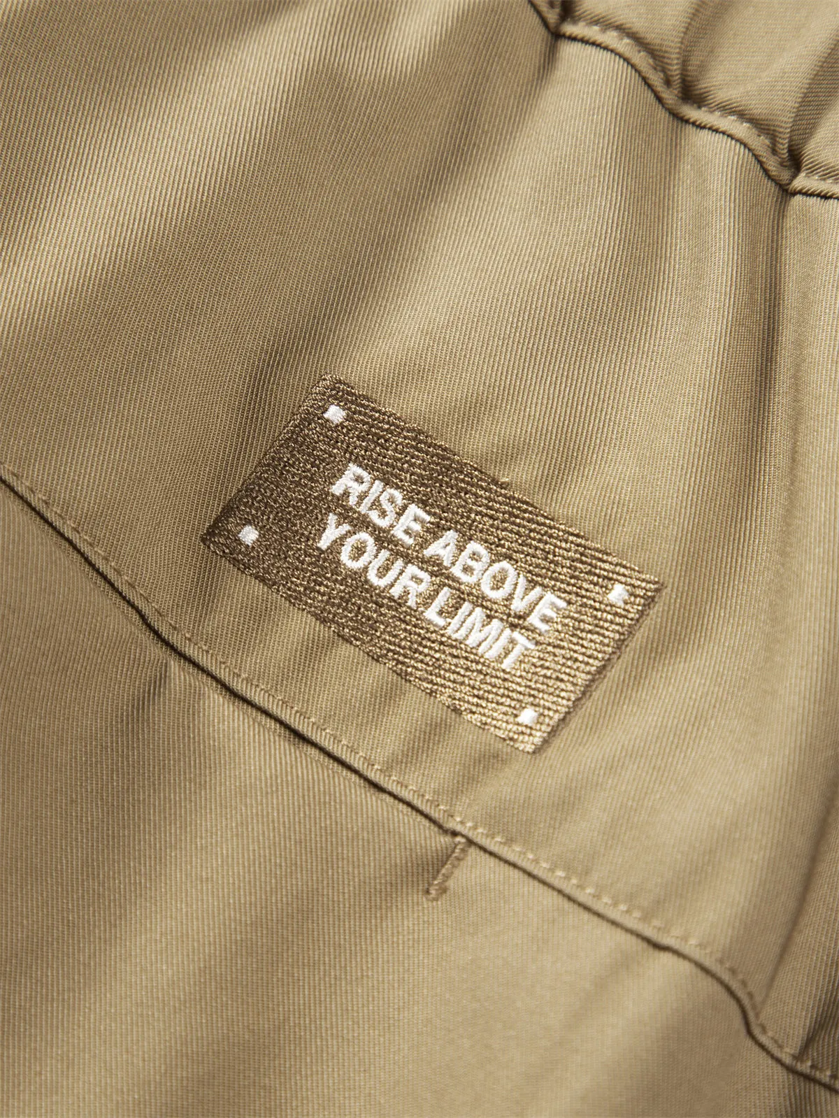 Men's Khaki Modal Wide-Leg Pants sold by PEACEBIRD product image thumbnail 4