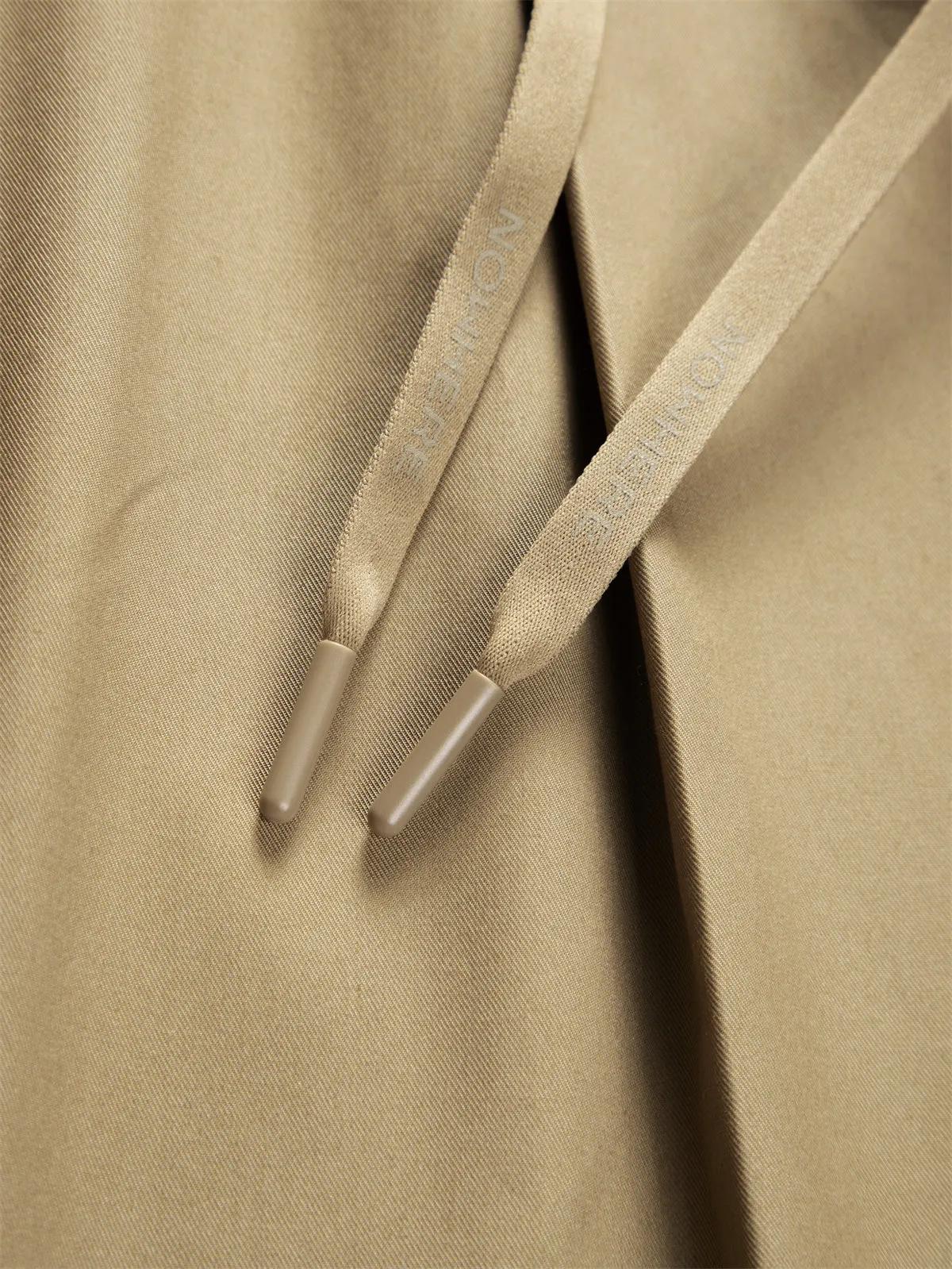 Men's Khaki Modal Wide-Leg Pants sold by PEACEBIRD product image thumbnail 5