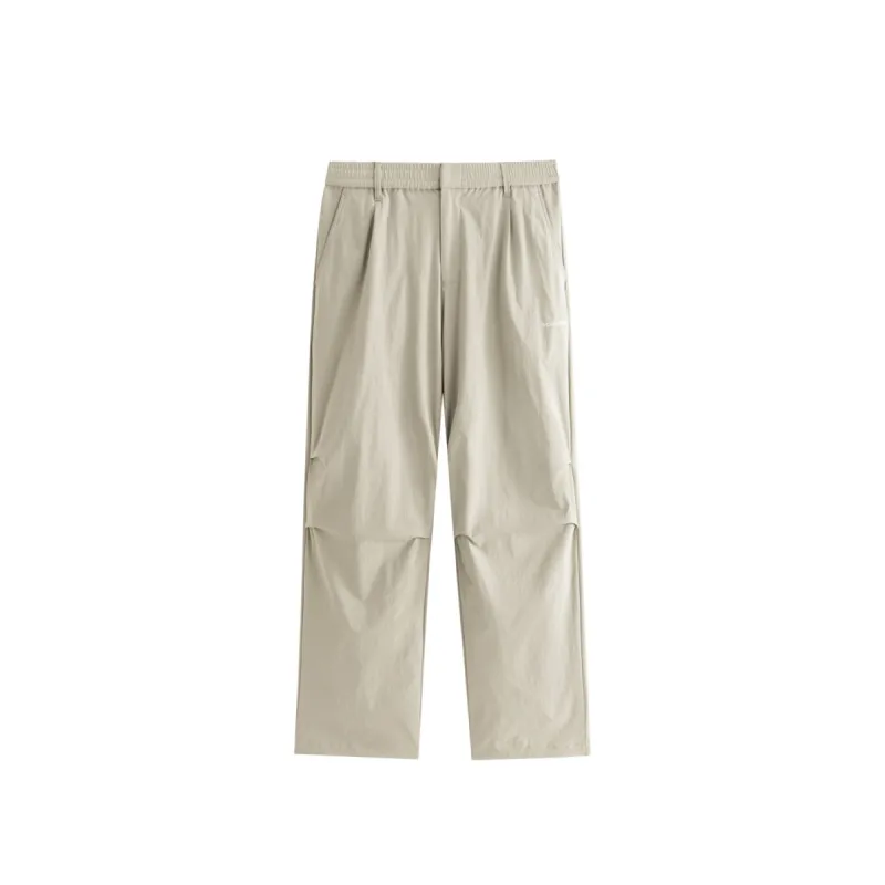 Men's Embroidered Pleated Wide-Leg Trousers sold by PEACEBIRD