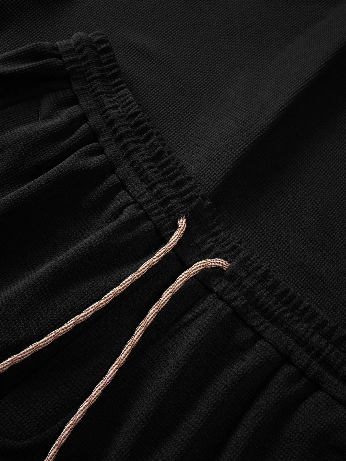 Men's Drawstring Waffle Jogger Pants sold by PEACEBIRD product image thumbnail 5