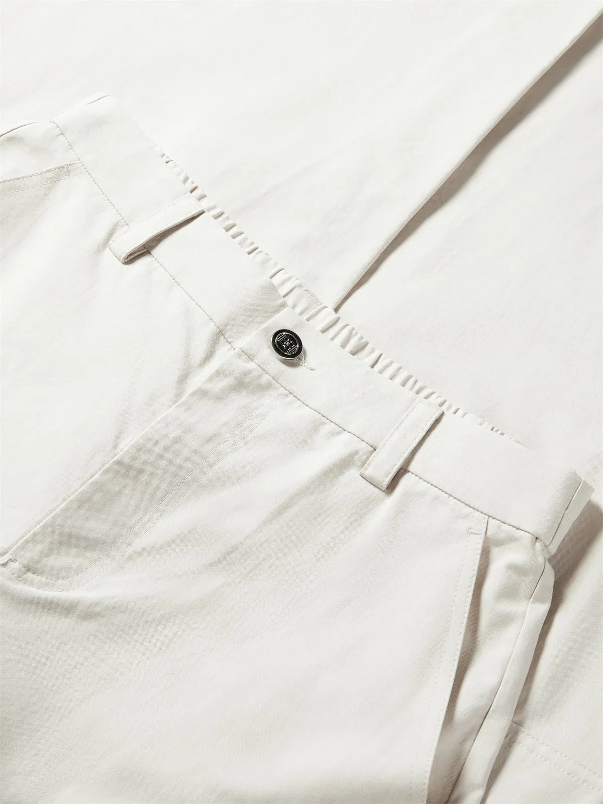 Women's High-Waisted Barrel-Leg Utility Pants sold by PEACEBIRD product image thumbnail 3