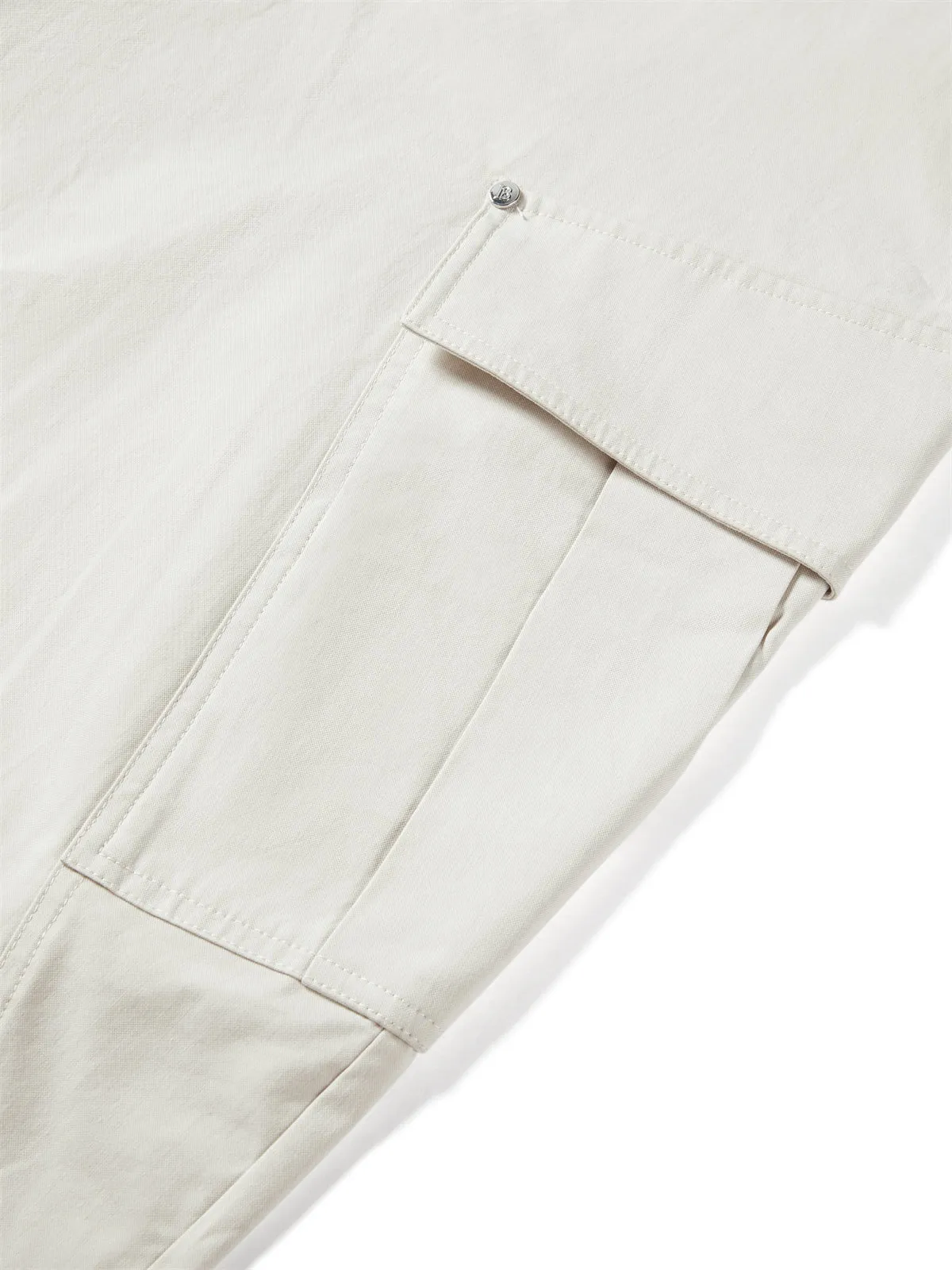 Women's High-Waisted Barrel-Leg Utility Pants sold by PEACEBIRD product image thumbnail 5