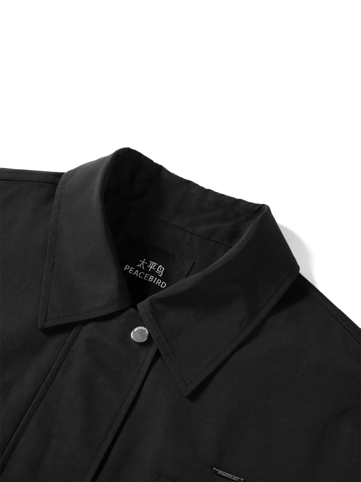 Women's Relaxed Fit Long Drawstring Jacket sold by PEACEBIRD product image thumbnail 4