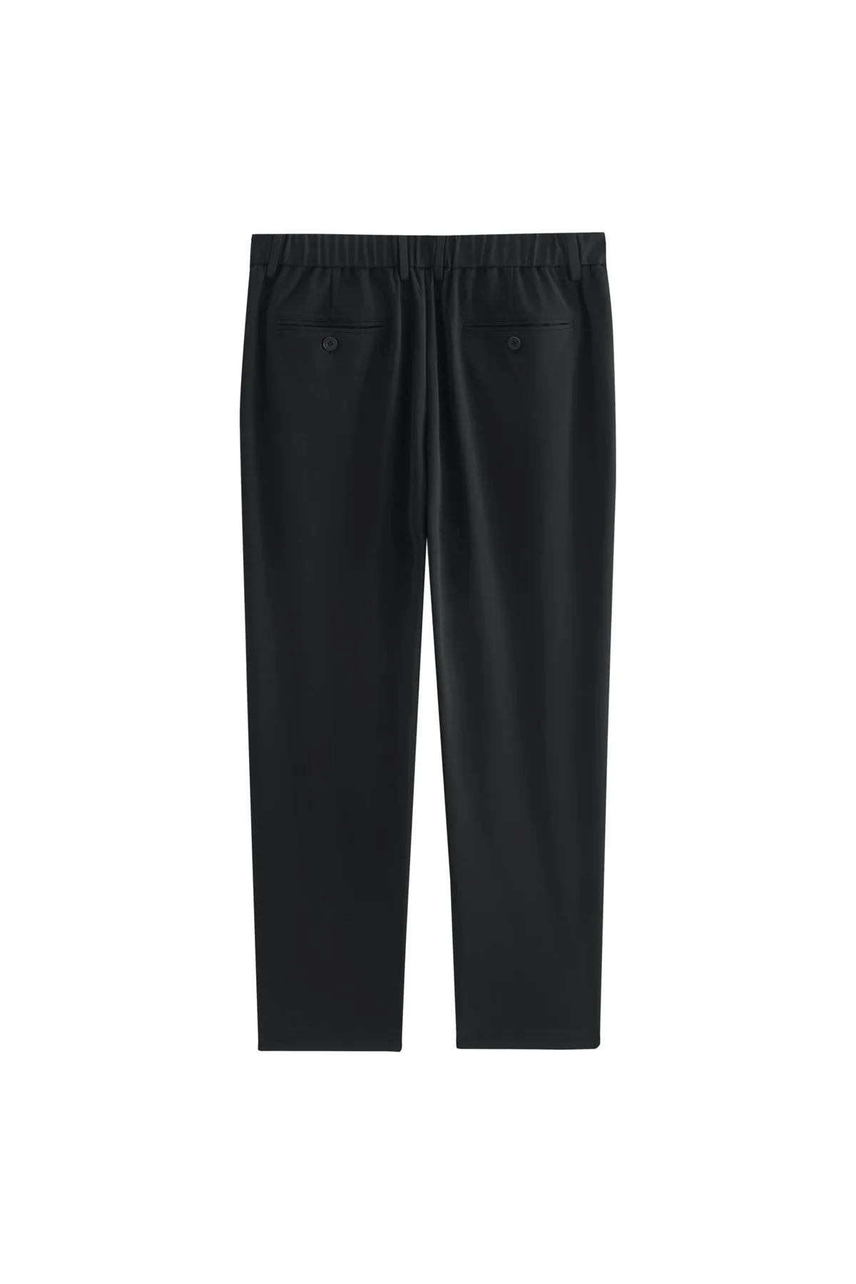 Men's Black Suit Pants in 3D Jacquard sold by PEACEBIRD product image thumbnail 3