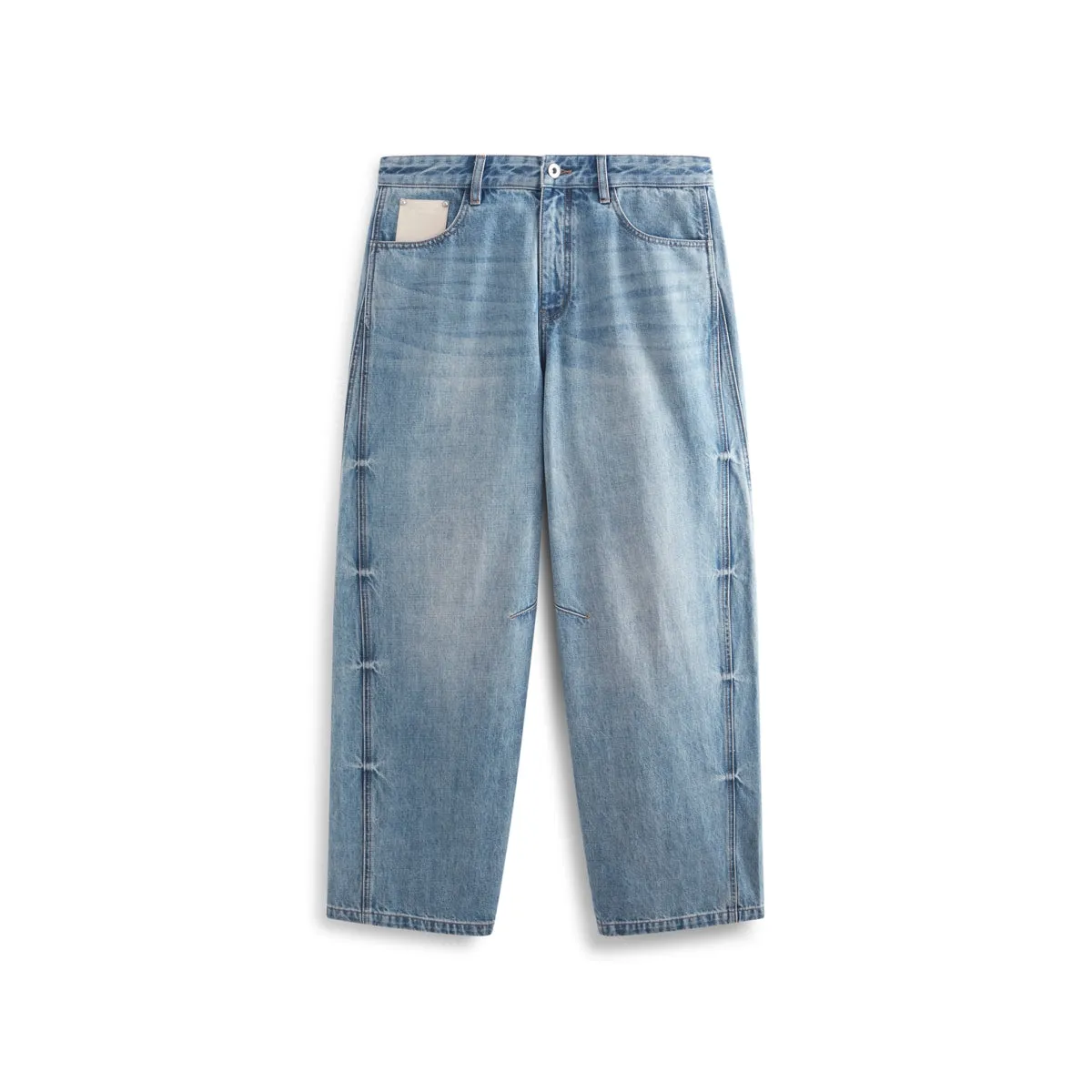 Men's Street-Style Washed Wide-Leg Jeans sold by PEACEBIRD
