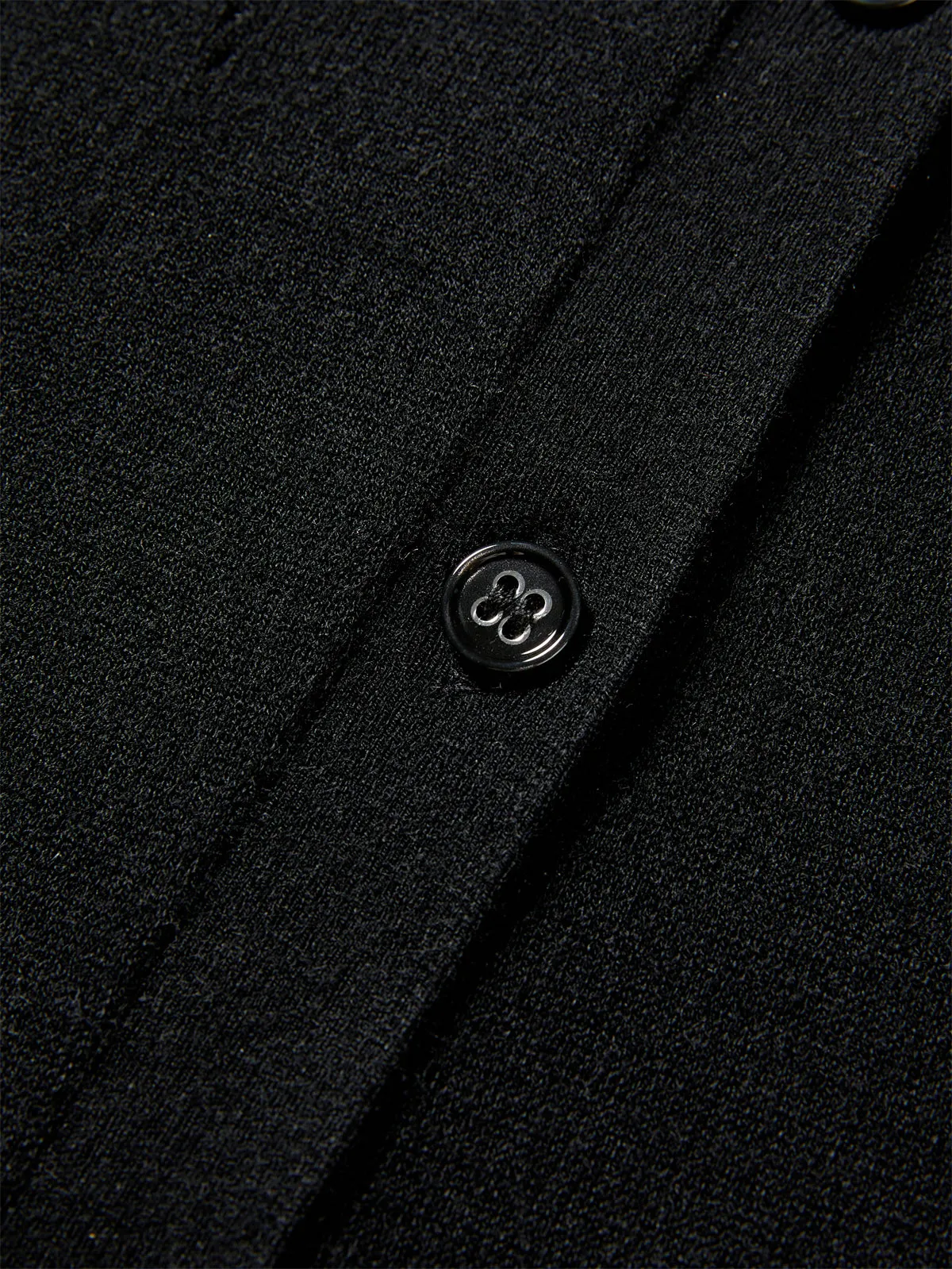 Women's Wool Blend Collared Knit Vest sold by PEACEBIRD product image thumbnail 5