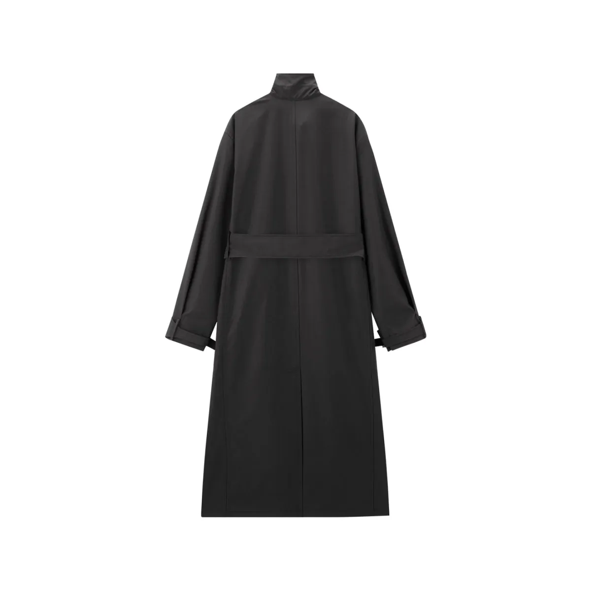 Women's Mid-Length Belted Trench Coat sold by PEACEBIRD product image thumbnail 4