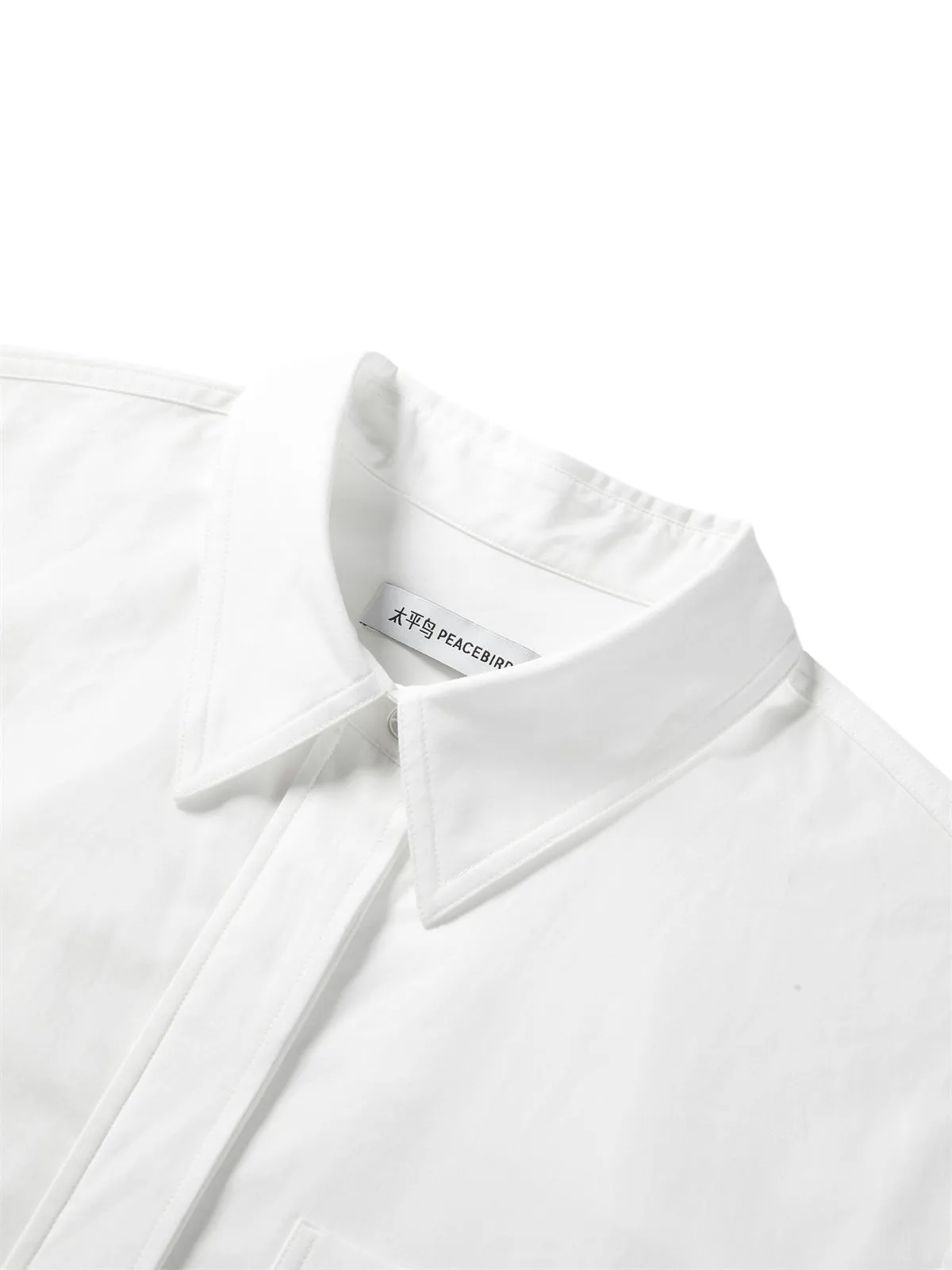 Women's Oversized Cotton Shirt sold by PEACEBIRD product image thumbnail 4