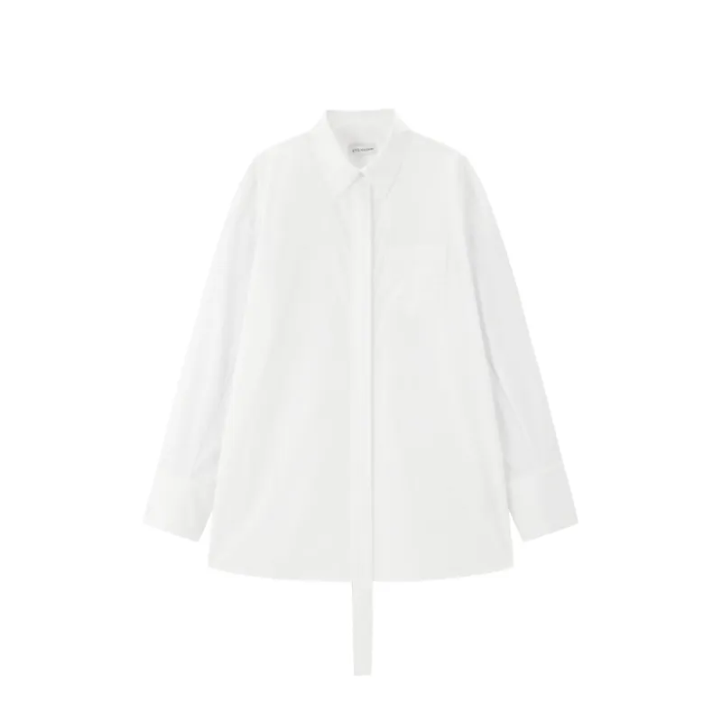 Women's Oversized Cotton Shirt sold by PEACEBIRD