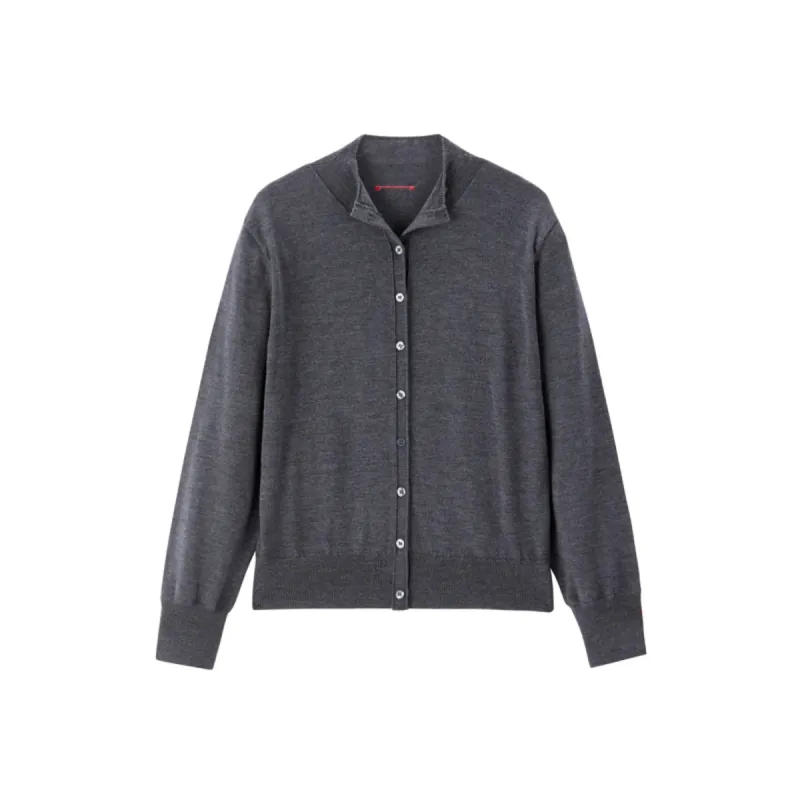 Women's Machine-Washable Wool Knit Cardigan sold by PEACEBIRD