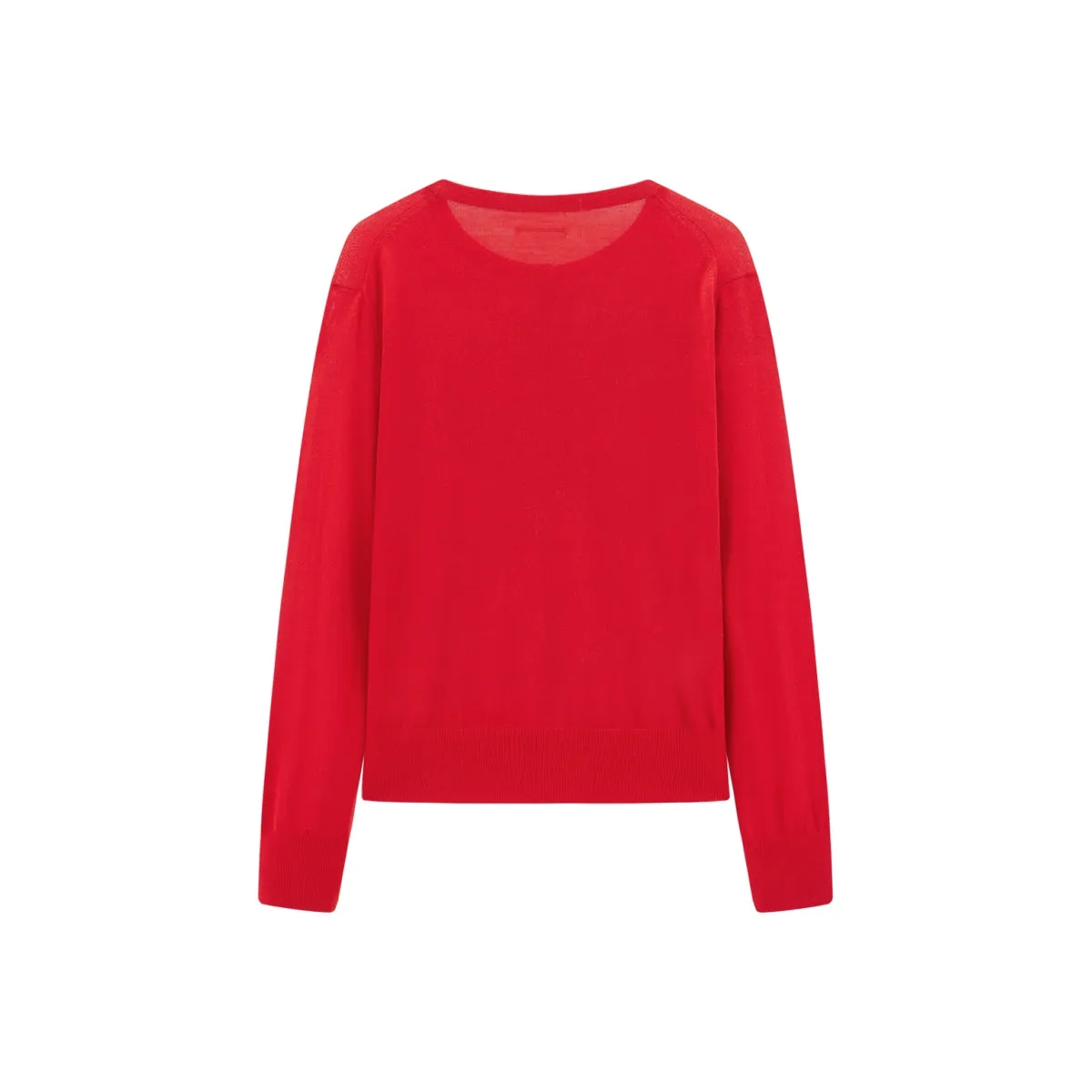 Women's Machine-Washable Wool Henley Sweater sold by PEACEBIRD product image thumbnail 3