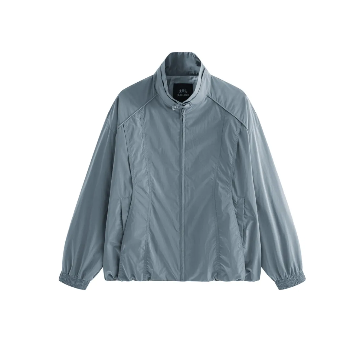 Men's Stand-Collar Relaxed Jacket sold by PEACEBIRD