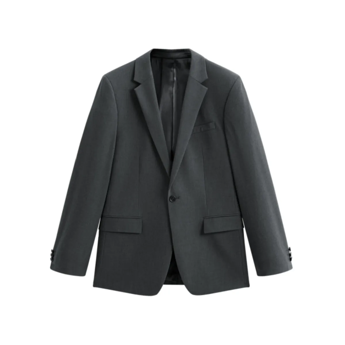 Men's Gray Business Suit sold by PEACEBIRD