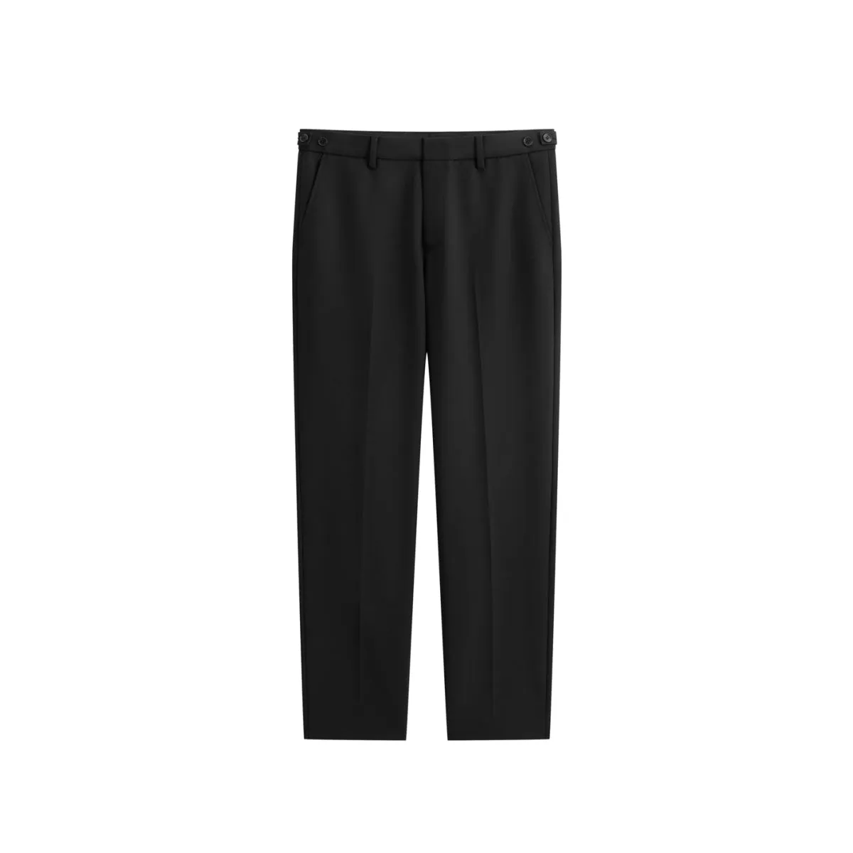 Men's Black Straight-Leg Dress Pants sold by PEACEBIRD