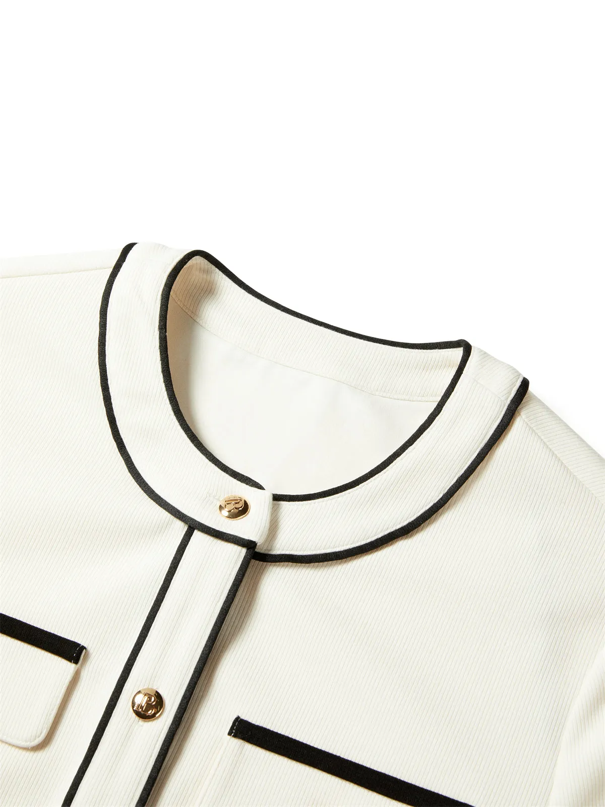 Women's Classic Tweed-Inspired Set sold by PEACEBIRD product image thumbnail 5