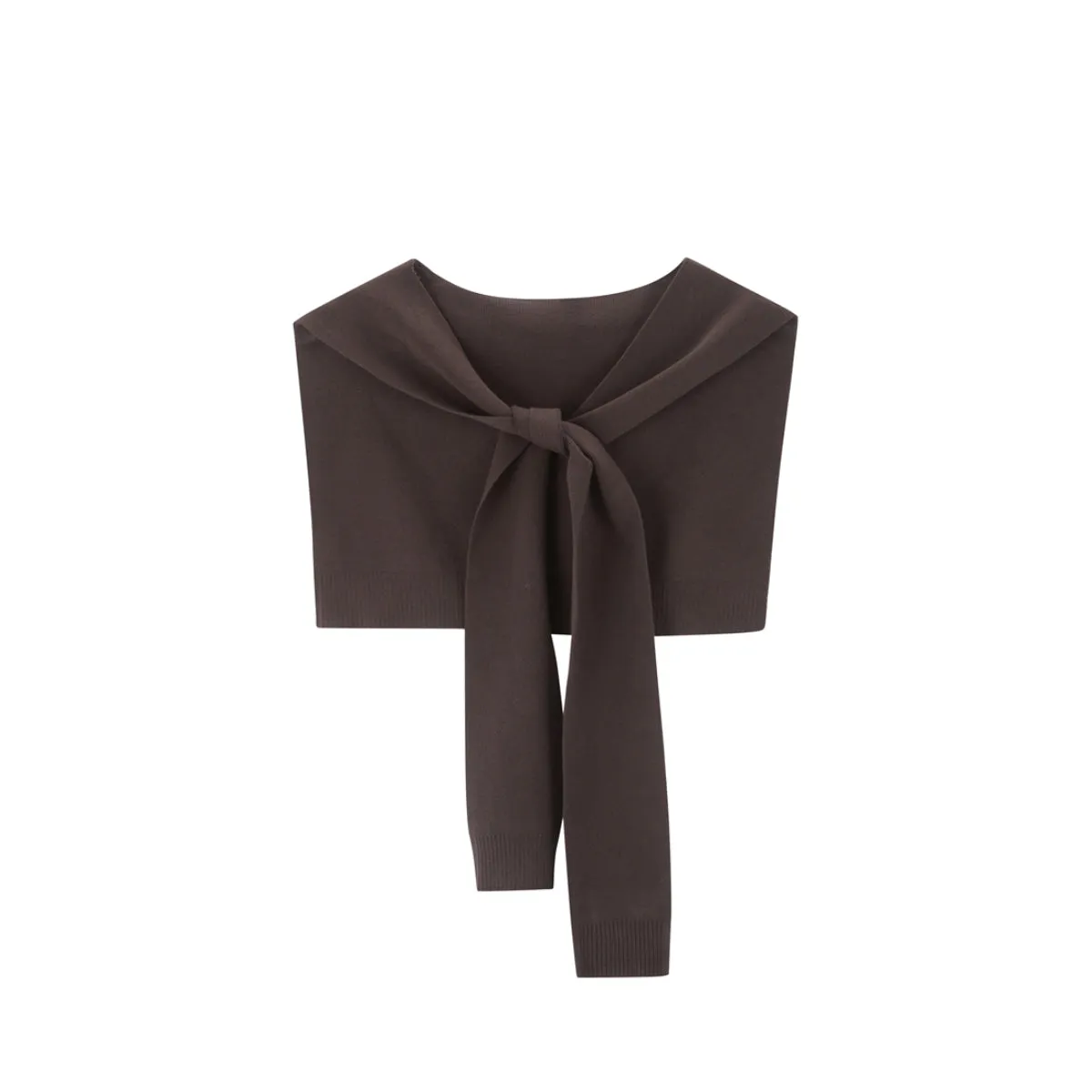 Women's Cupro Shirt with Detachable Cape sold by PEACEBIRD product image thumbnail 5