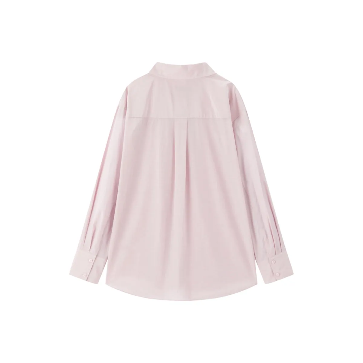 Women's Cupro-Cotton Slim Long-Sleeve Shirt sold by PEACEBIRD product image thumbnail 3