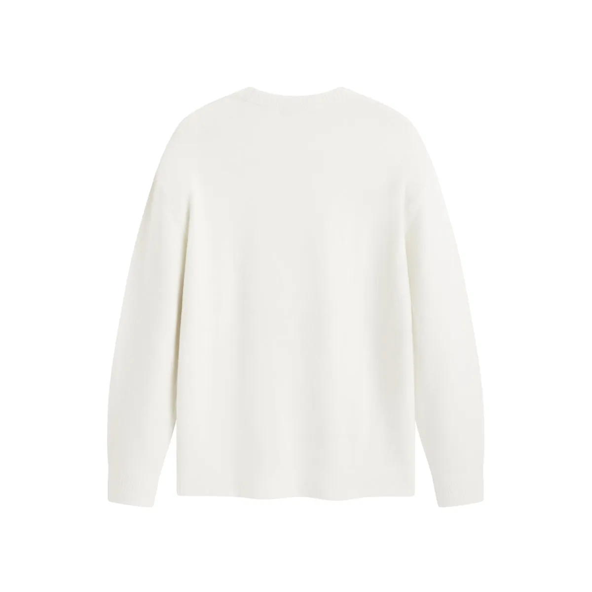 Men's Relaxed Fit Textured Jacquard Sweater sold by PEACEBIRD product image thumbnail 5