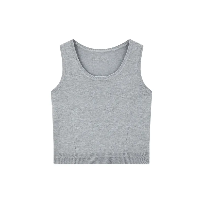 Women's Solid Wool-Blend Tank Top sold by PEACEBIRD